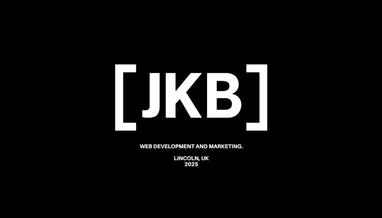 JKB logo for web development and marketing company based in Lincoln UK established 2018